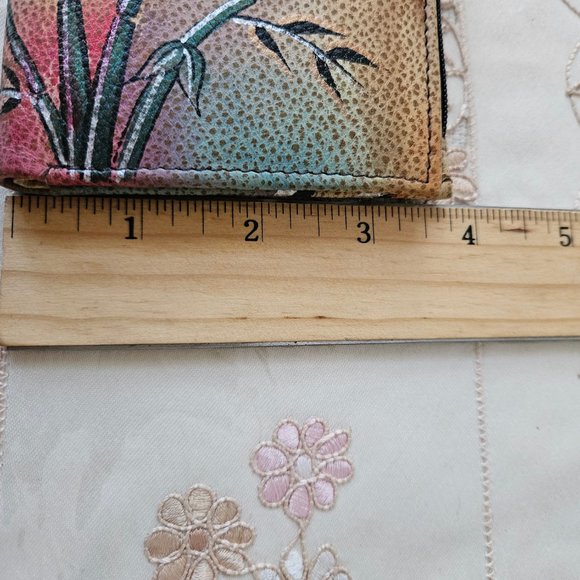 NWT Anuschka Hand Painted Women's Wallet - Picture 8 of 8